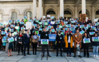 NY4P in amNY: Advocates host rally in support of ‘1% for parks’ in New York City